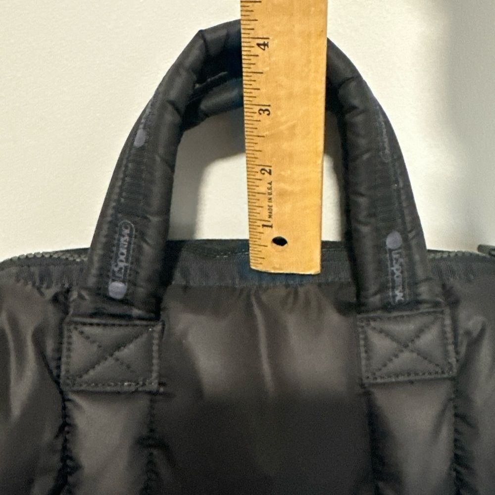 LeSpotsac Black Quilted Handbag crossbody rare - Picture 11 of 13